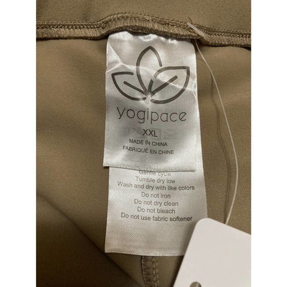 Yogipace NWT‎ tan beige XXL yoga pants career casual - Picture 7 of 8